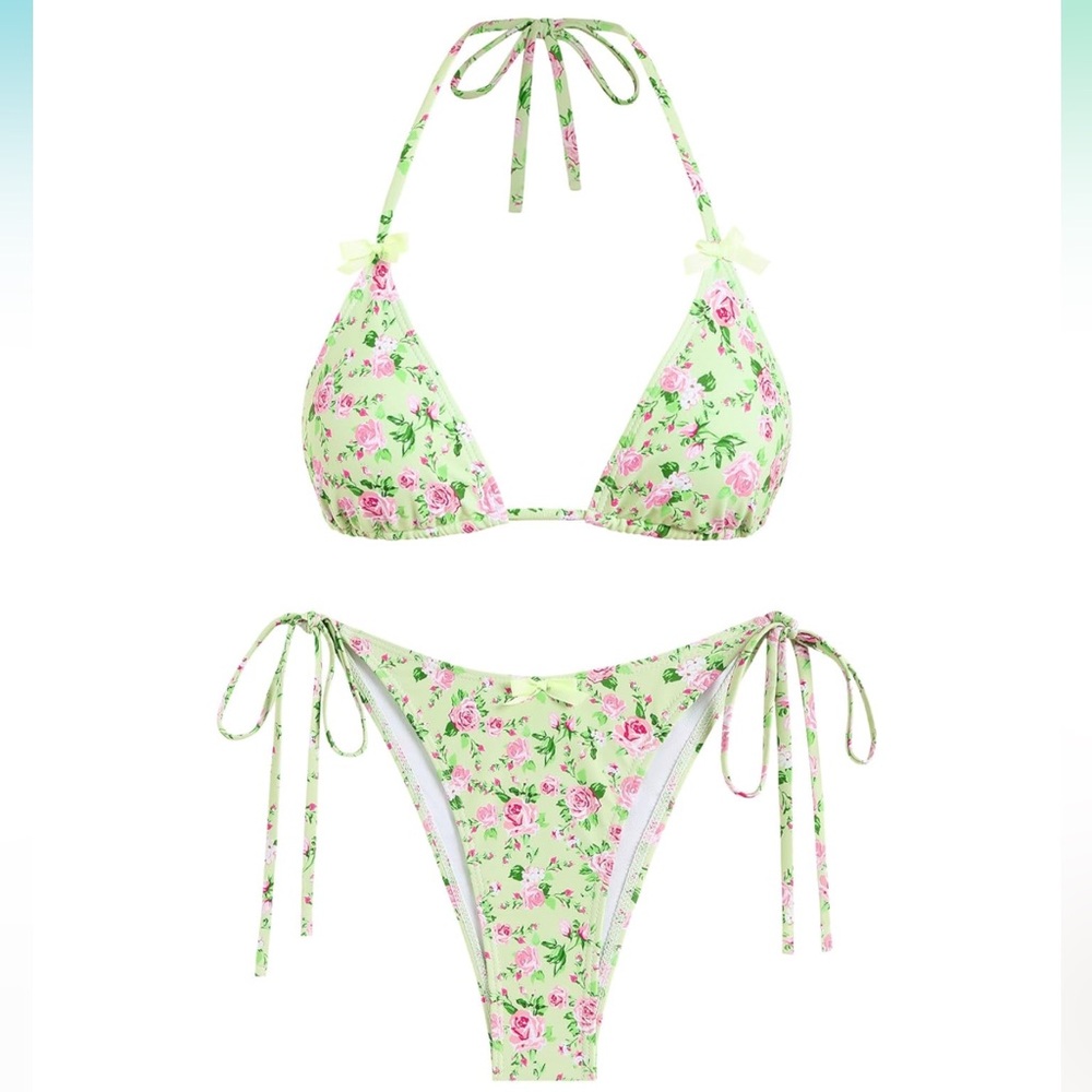 Zaful Floral Bikini Set